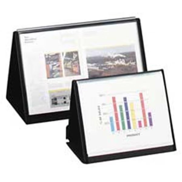 Flip-N-Tell Horizontal Easel- 11in.x8-.50in.- Black, Lion Office Products, Mfr#: LI462966